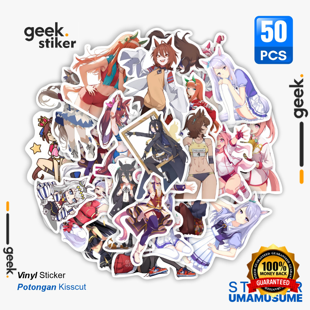 

Stiker Anime Uma Musume Aesthetic | Stiker Game Vinyl Waterproof | Stiker Laptop Helm Koper Casing HP