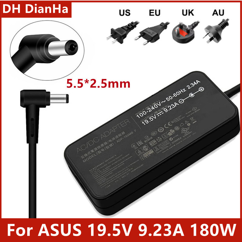 19.5V 9.23A 180W Notebook Power Adapter ASUS Laptops ROG G750-JS G750JM ADP-180MB F ADP-180HB D FA18