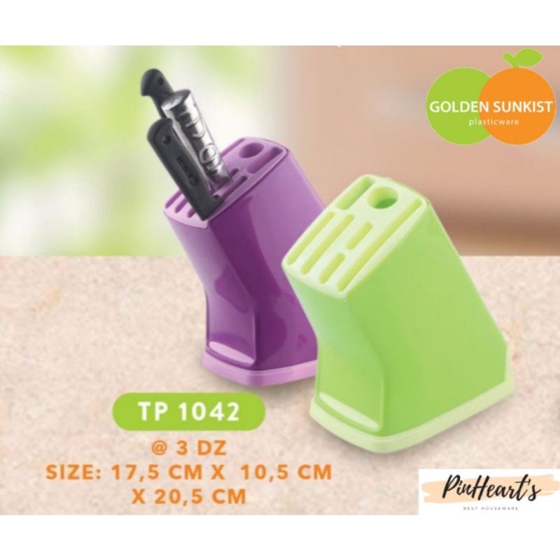 HSO - GOLDEN SUNKIST - RAK PISAU / TEMPAT PISAU GOLDEN SUNKIST TP1042