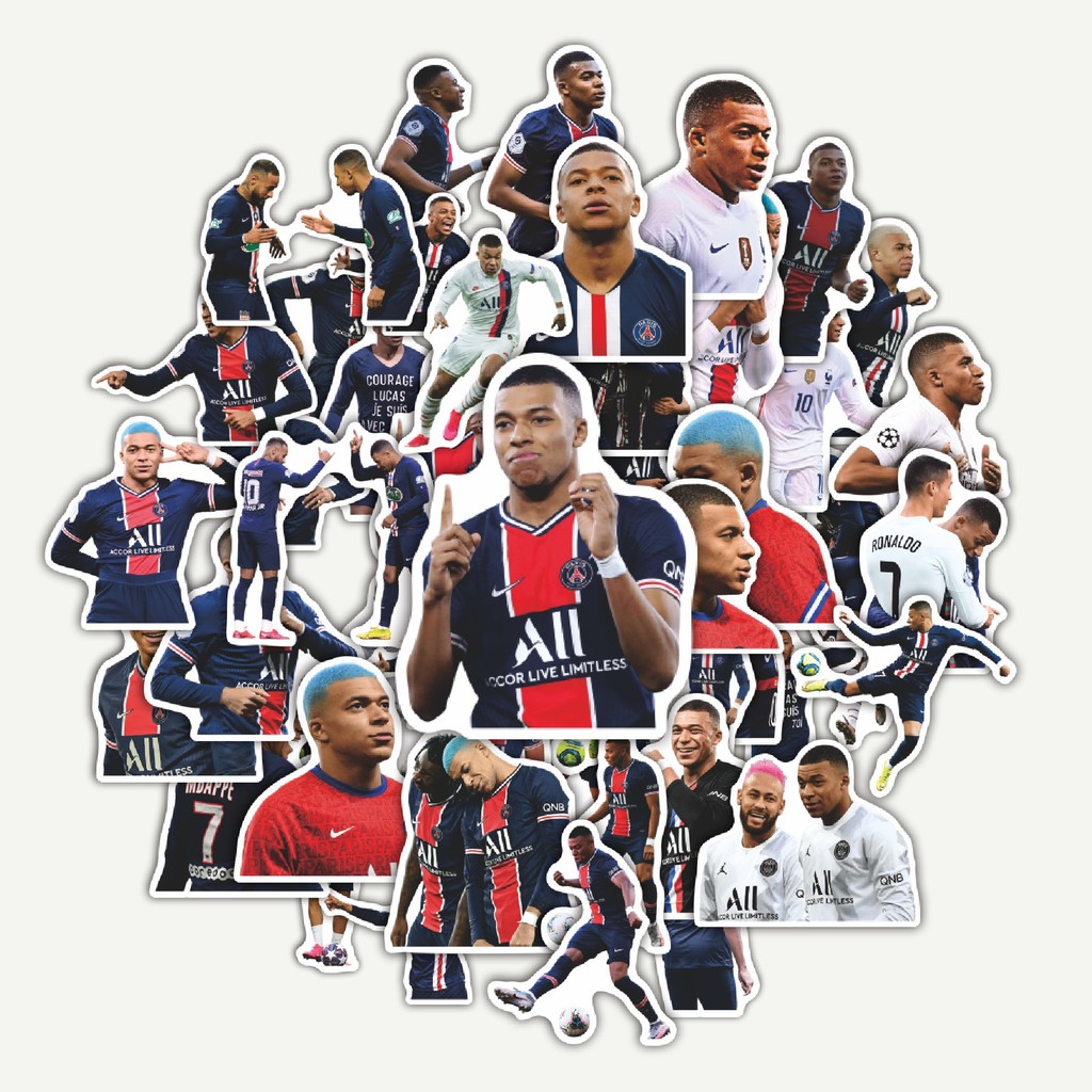 

Sticker Pack Stiker Kylian Mbappe V3 | Sticker TUMBLR | Stiker LAPTOP KOPER HELM