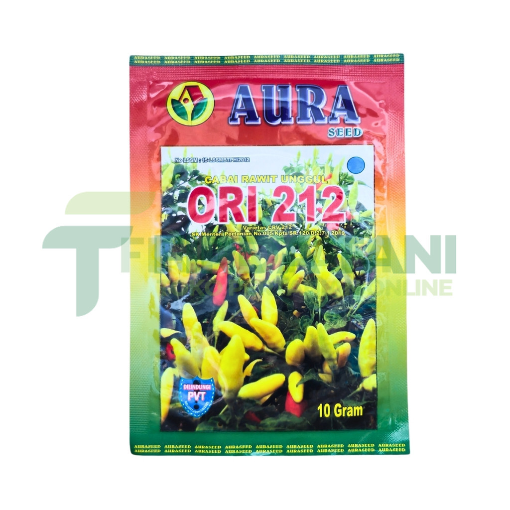 Cabe Ori 212 Kemasan 10gr Original Pabrik Benih Tumbuhan