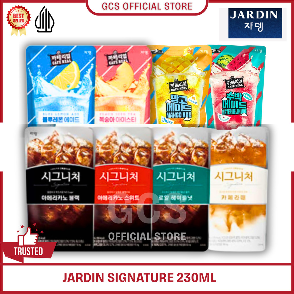 JARDIN Signature Korean Americano Coffee Pouch Korean Drink Minuman Korea Impor Pouch 230ml