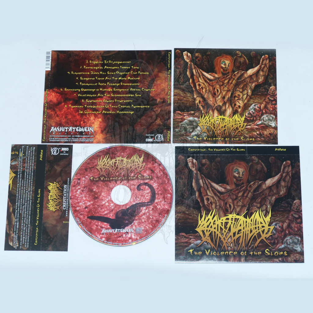 CD - CREPITATION - The Violence Of The Slams