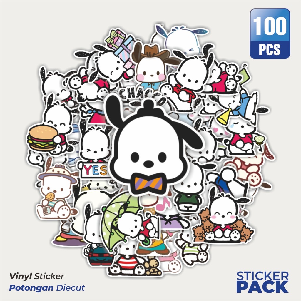 

MURAH 100 PCS Stiker Phocacoo Cartoon Waterproof Aesthetic- Untuk Laptop, Motor, dan Helm - Paper Stationery Pack