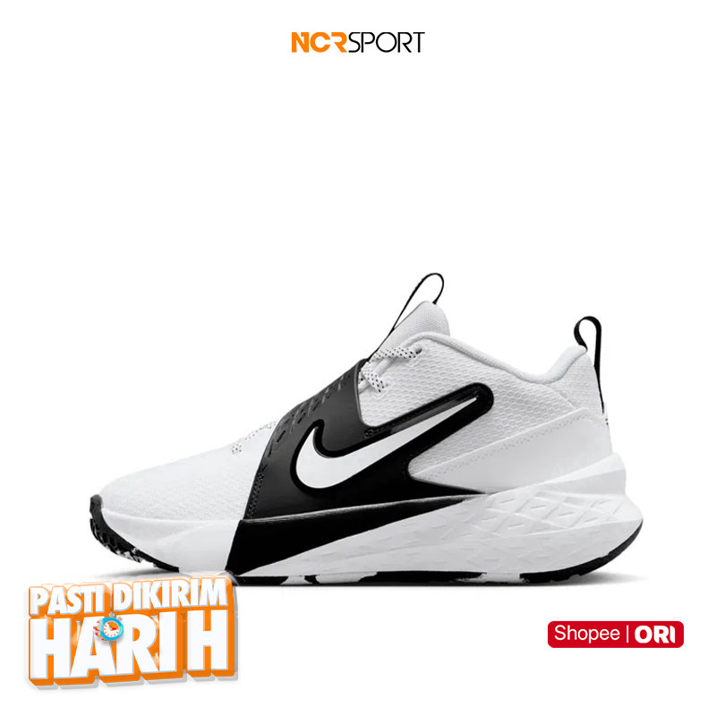 NCR SPORT Sepatu Basket Anak Nike Team Hustle D 12 (Gs) White Original Hf6279-101