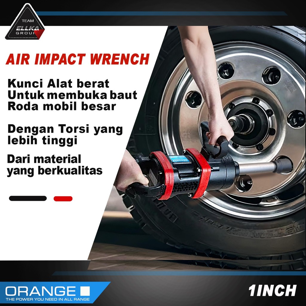 Alat Buka Baut Roda Truck Mobil 1 inch AS725B AS925 WIPRO / Air Impact Wrench Alat Buka Baut Angin 1