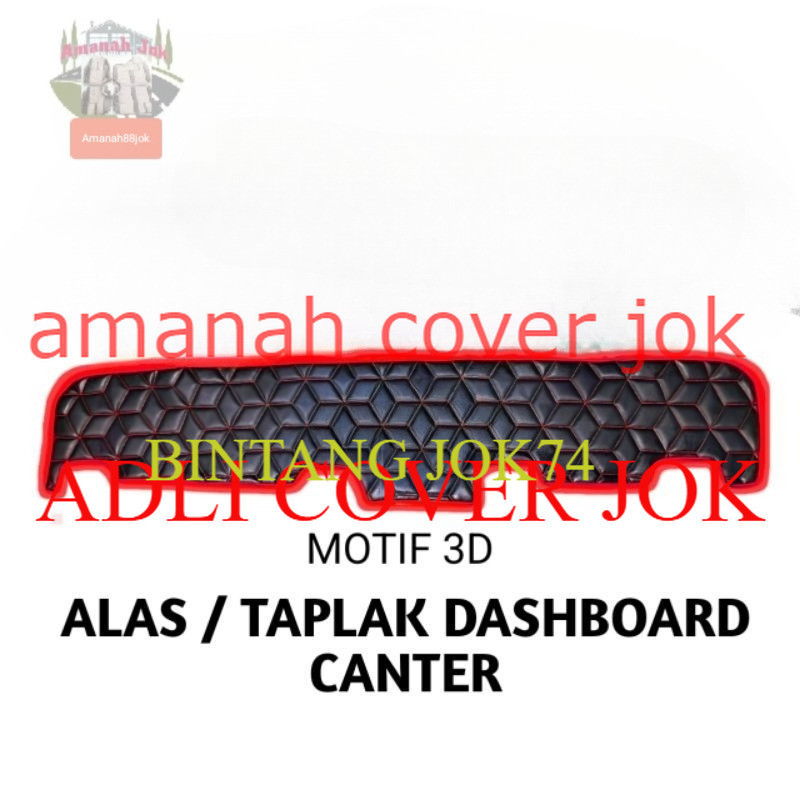 alas dashboard mobil canter MOTIF 3D dasboard truck dasbor truk