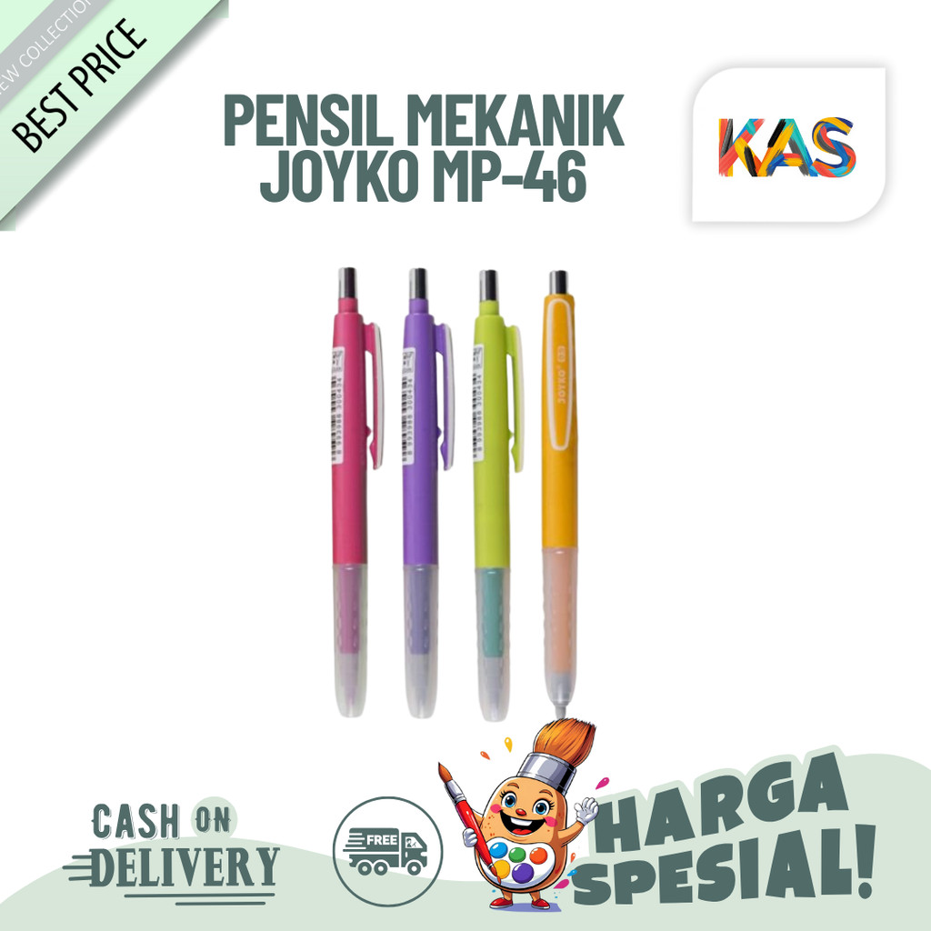 

Pensil Mekanik Joyko MP-46 / 0.5 mm Double Click Mechanical Pencill