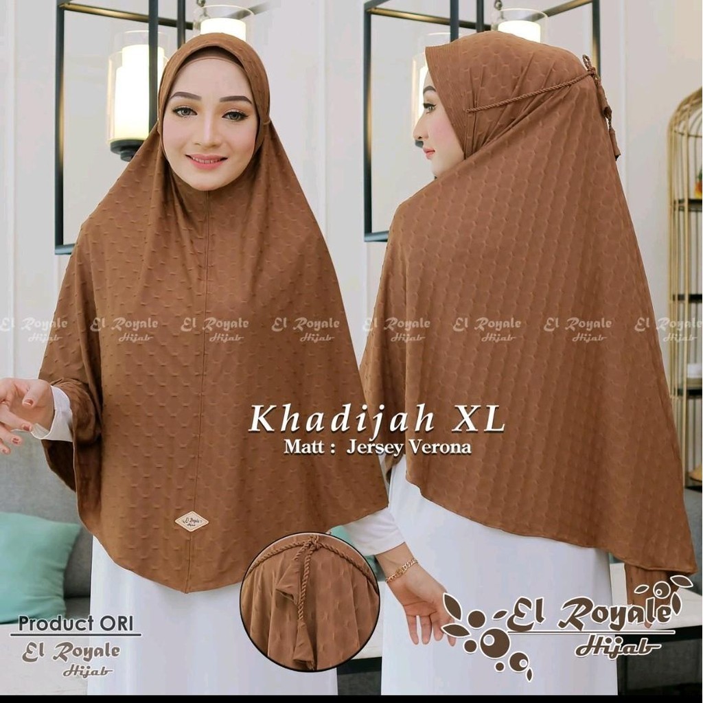 PAPESZ Paket Hemat 3Pcs Hijab Khimar Khadijah XL El Royale