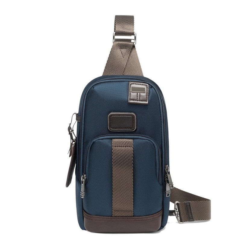 Breast bag ballistic nylon casual commuting  men's simple travel thin mobile phone bag shoulder mess