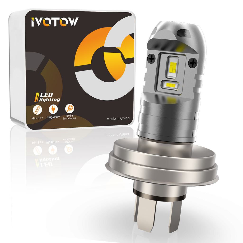 IVOTOW R2 LED for Yamaha XT250 XT 350 Bulb, Riva 125 180 200 Pod Head Light, 1U4-84314-40-XX Bulb 12
