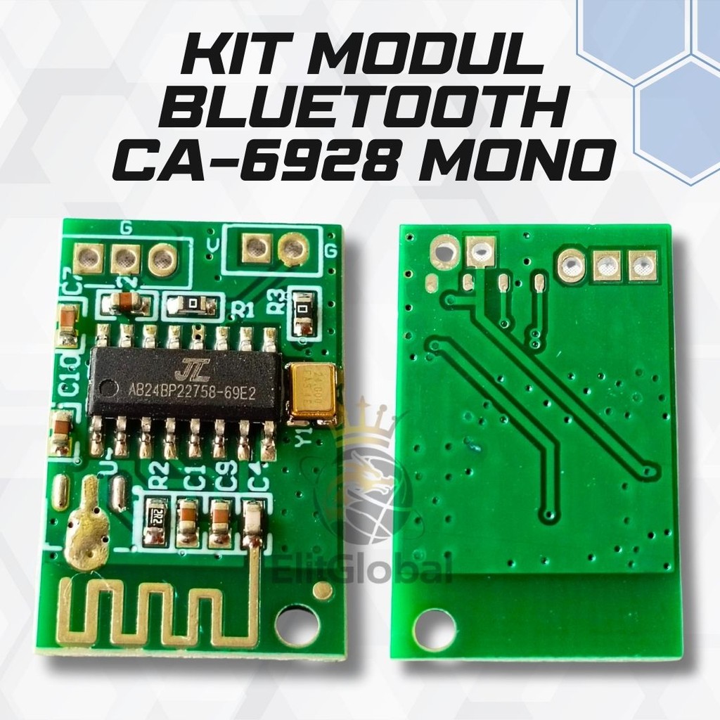 Bluetooth Modul CA-6928 – Mono/Stereo Output untuk Speaker DIY