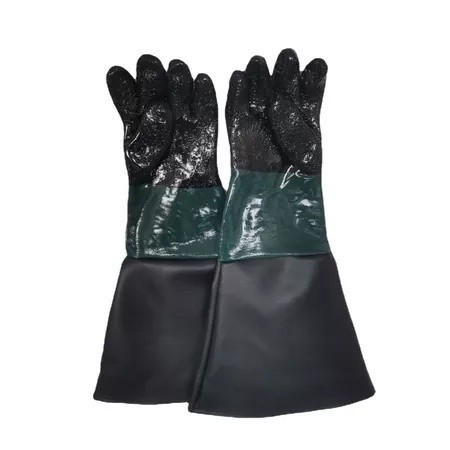 1 Pasang Sarung Tangan Sandblasting 65cm – Anti Chemical