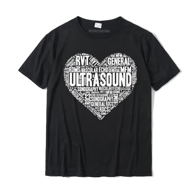 Kaos Ultrasound Tech Sonographer Radiologi Sonografi Jantung 2 Dijual Kaos Pria Atasan Jalanan Kaos 