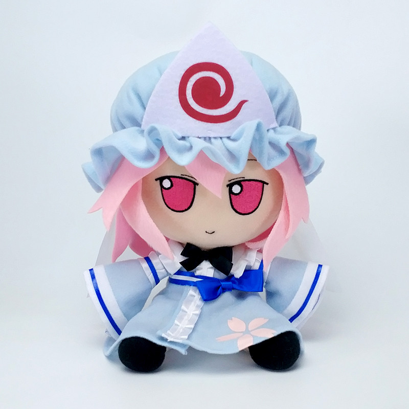 Lovely Plush In Stock fumo×fumo TouHou Project Yuyuko Stuffed Toy X1 Kawaii Gift Shipping In 2 Days