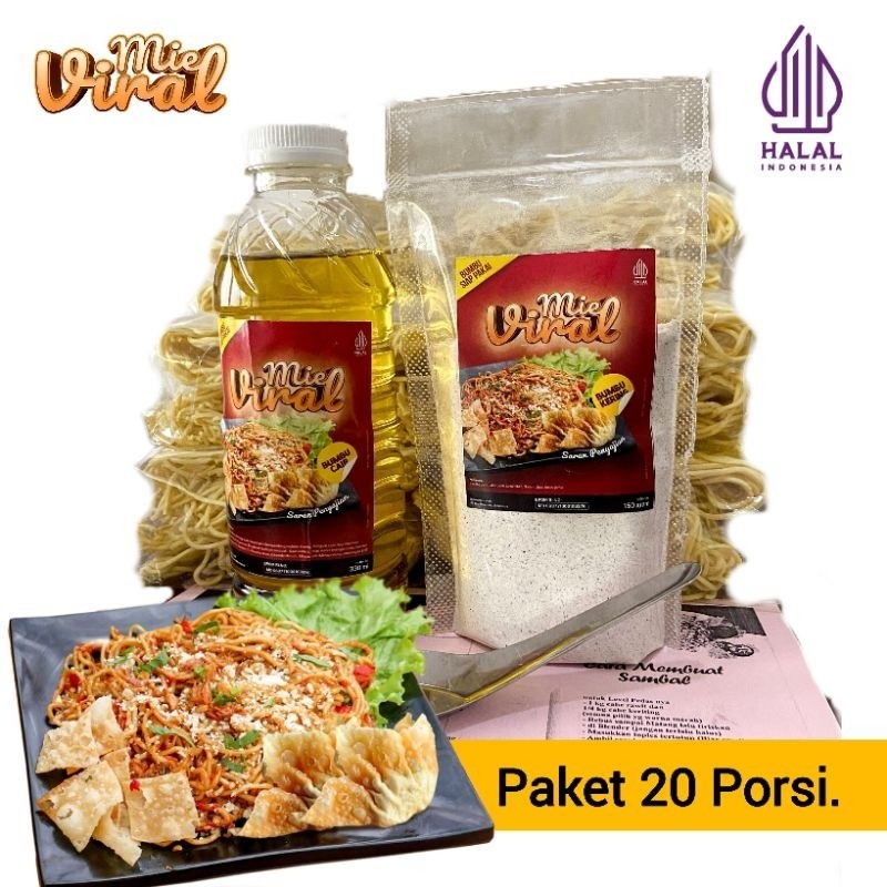 Paket Ekonomis Peluang Bisnis Makanan kekinian Mie Level Pedas Ide Bisnis Dirumah Online Bahan Baku 
