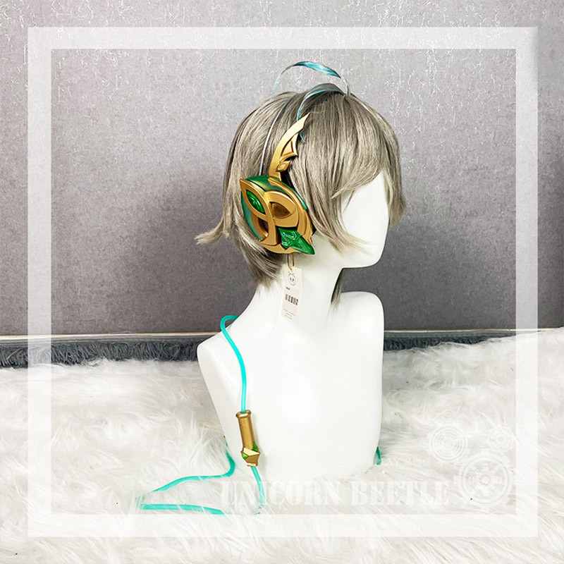 Alhaitham Cosplay Earphones Game Genshin Impact Halloween Costume Props Earphones Accessories Superi