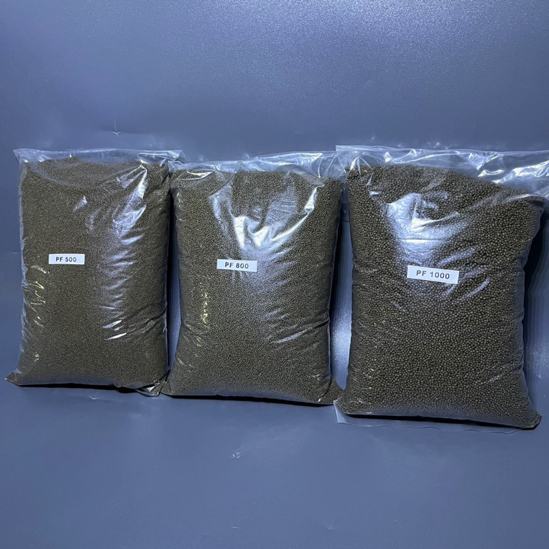 TERBAIK Pelet PF 500 800 1000 Kemasan 500gram Pakan Ikan Hias Koki goldfish cupang Neon Cardinal Dan
