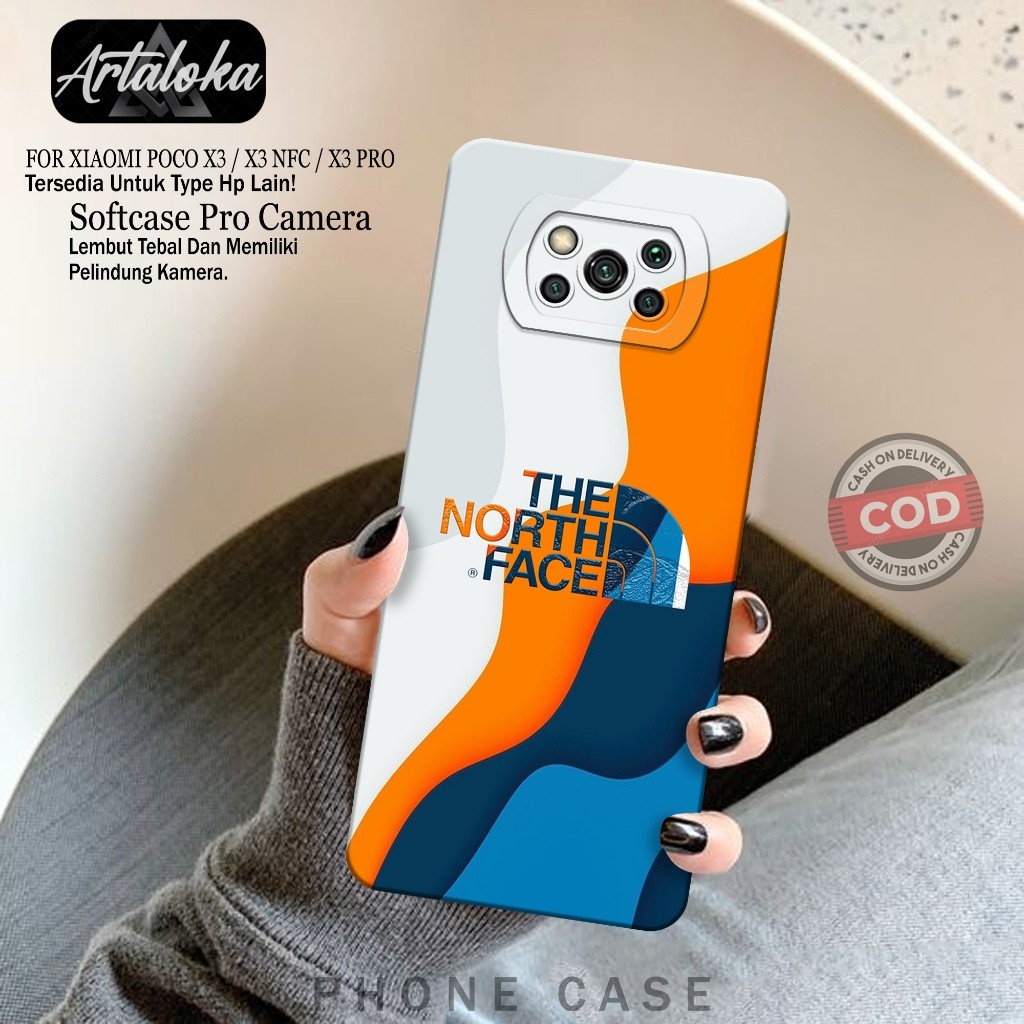 Softcase Hp Xiaomi Poco X3/X3 NFC/X3 PRO Fashion Case Branded Case Poco X3/X3 NFC/X3 PRO Silikon TPU