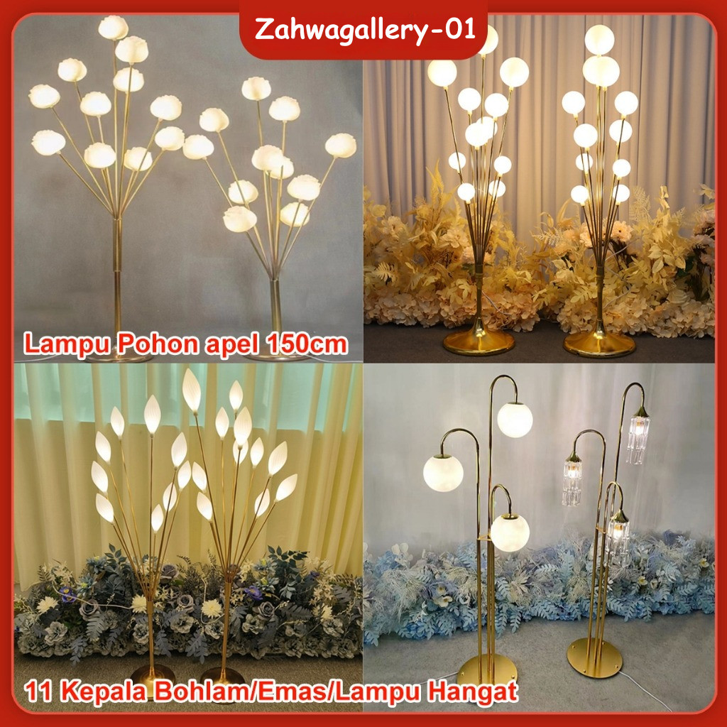 Lampu Berdiri Lampu Hias Led Lampu Standing Hias Dekorasi Event Wedding Mewah Pelaminan dan dekorasi