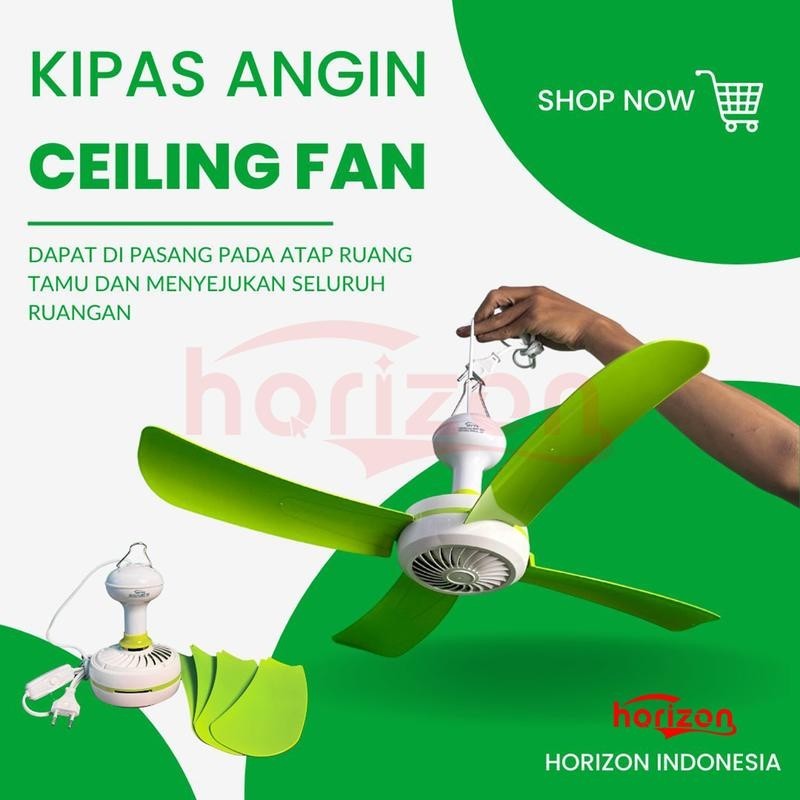 Kipas Angin Ceiling Fan Modern – Nyaman, Sejuk, Stylish Dan Hemat Energi