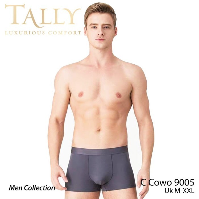 TALLY Sargio 3 Pcs CD 9005 Celana Pria Boxer Cowo Bahan Katun Fit to M - XXXL Cd Pria Dewasa Motif P