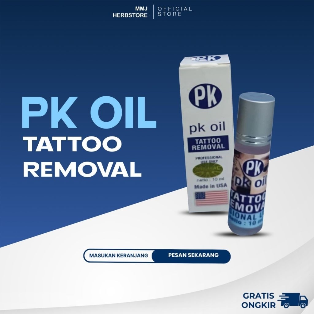 Pk Oil Penghilang Tato Permanen Penghilang Sulam Alis Paling Ampuh Asli - Random