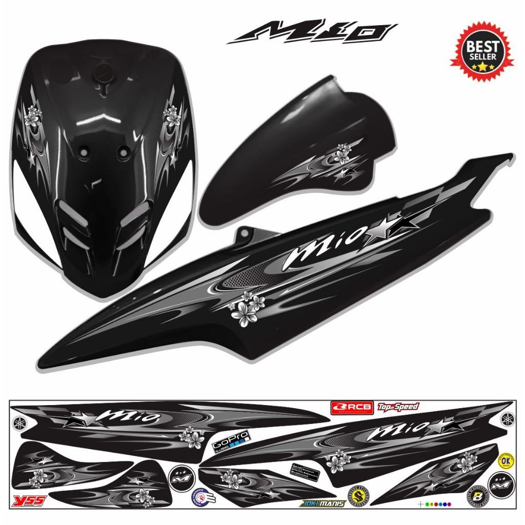 VARIASI VARIASI STRIPING MIO OLD STIKER MIO SPORTY MIO SMILE STIKER MOTOR