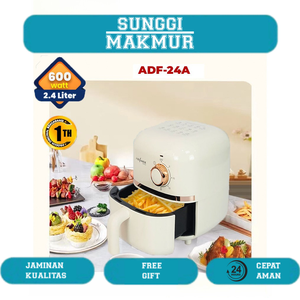 Air Fryer Advance low watt 600W Penggorengan penggorengan tanpa minyak