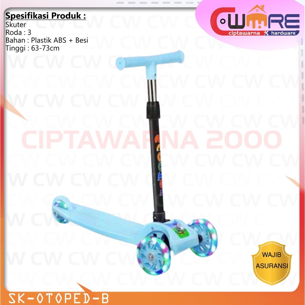 Skuter Kickboard Otoped Anak Kecil 3 Roda Mainan Skuter Anak - MMG - CW2K