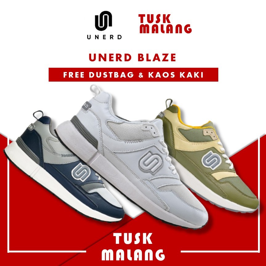 Sepatu Unerd Blaze Original Sepatu Sneakers Casual Sepatu Sneaker Pria Wanita Brand Lokal Original
