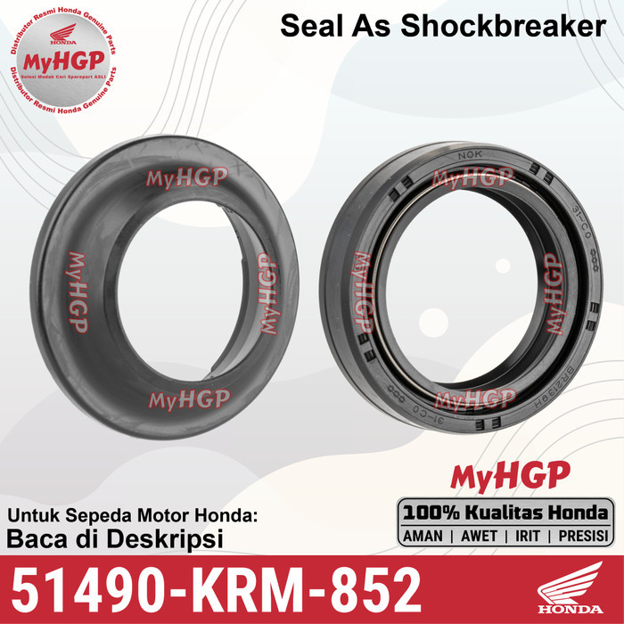 51490KRM852 Seal Shock Breaker Depan CB150/PCX/ADV/Verza/CBR 150/160 51490-KRM-852