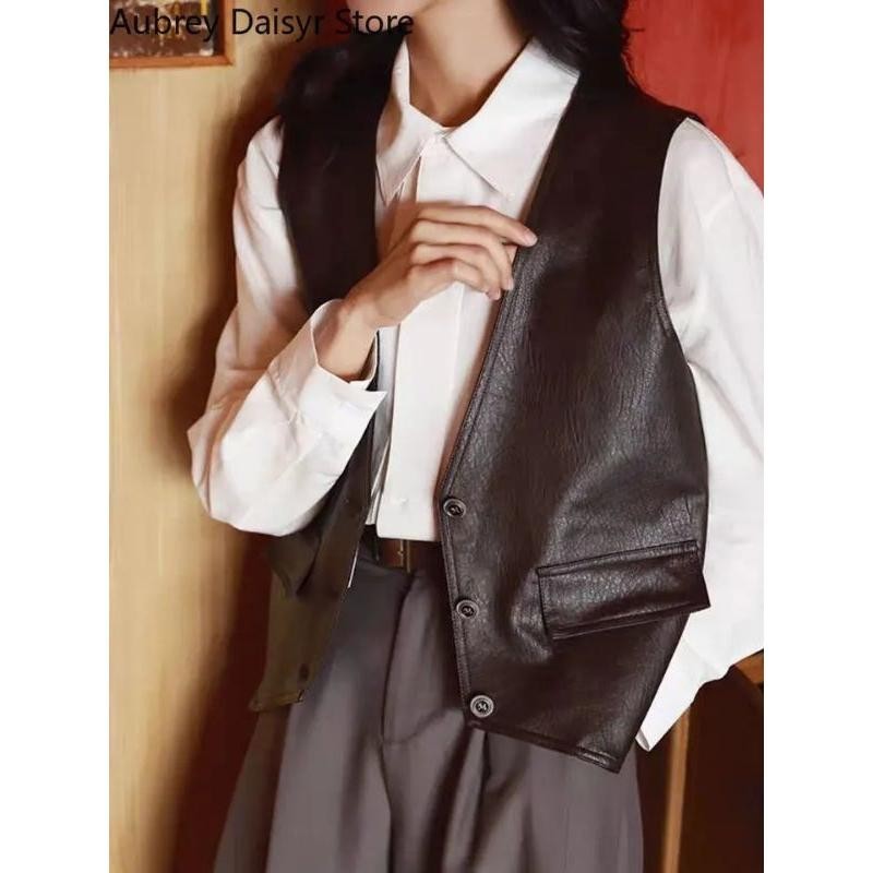 Vest Wanita Korea Style Kekinian Terbaru | Rompi Lengan Panjang Sintetis Jumbo Outer Soreana Fashion