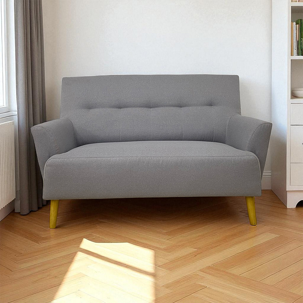 Informa Grande Sofa Fabric 2 Seater - Abu-Abu Muda Sofa Ruang Tamu Kursi Sofa Sofa Minimalis Kursi R