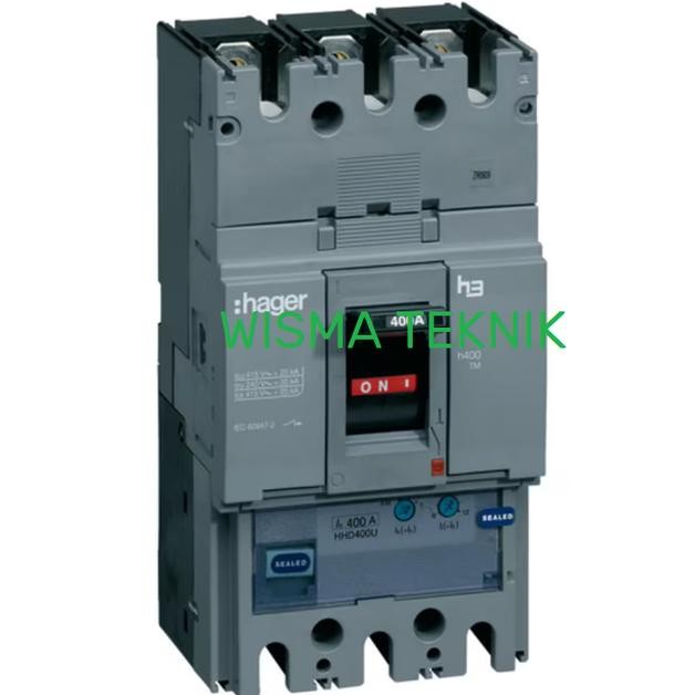 (BACA DESKRIPSI) MCCB 400 AMP HAGER 400A 3P 50kA TM HND400U