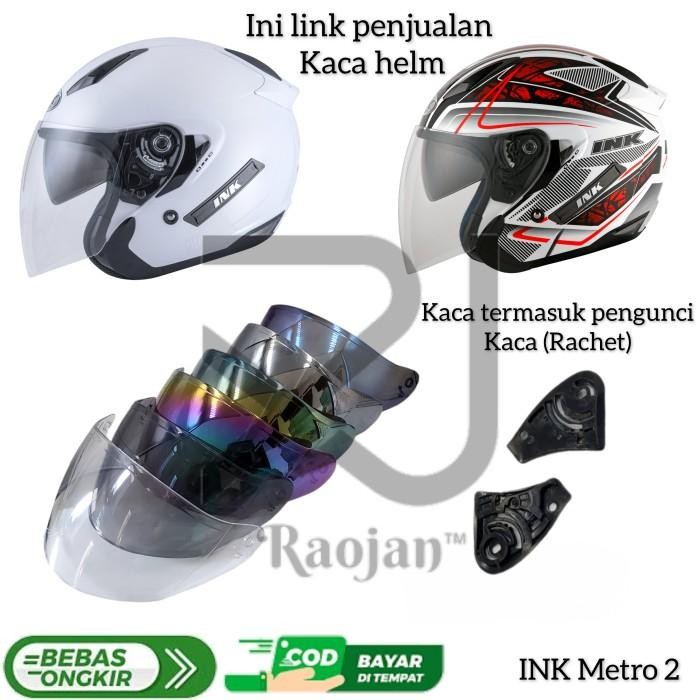 Kaca helm INK Metro Visor helm INK Metro 2 Rachet