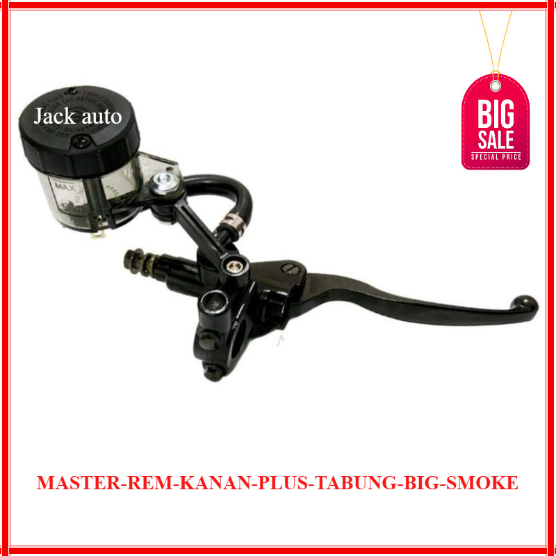 MASTER REM KANAN PLUS TABUNG BIG SMOKE RYBEN BESAR BREMBO HANDLE MASTER REM KANAN  HANDEL RIGHT BREA