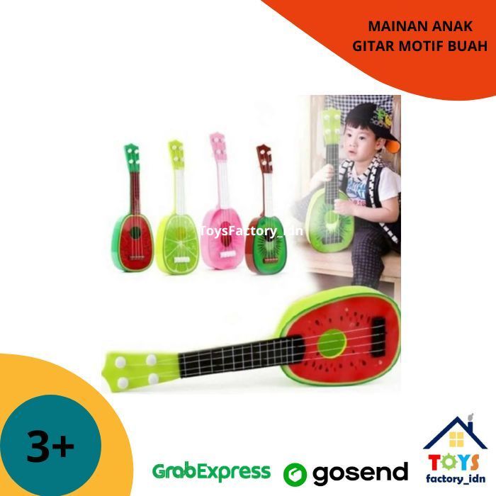 Ukulele Buah Ukulele Gitar Mainan Gitar Anak Buah Buahan