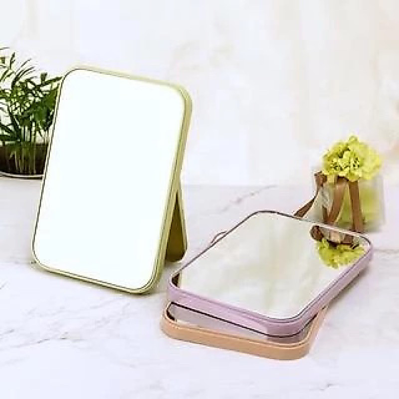 NY Cermin KECIL Kaca Rias Make Up Lipat Petak 10x14 cm/CERMIN SKINCARE STANDING LIPAT KACA RIAS MAKE