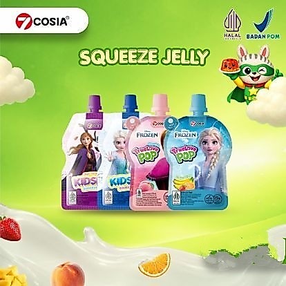 7COSIA Disney Frozen Squeeze Jelly Yogurt Rasa