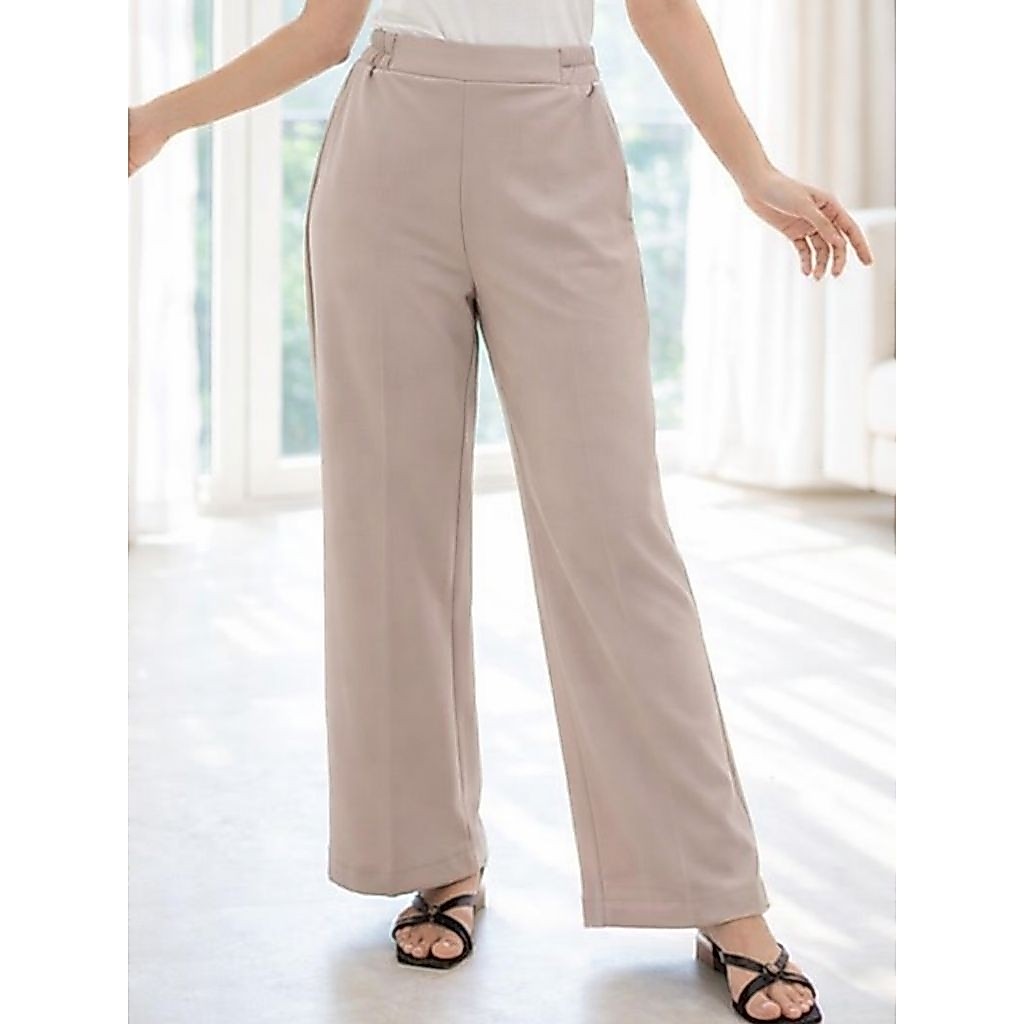 Semi Kulot Scuba Wanita Cellia 2211 / Celana Semi Kulot Merk Cellia / Celana Kulot Wanita Pinggang K