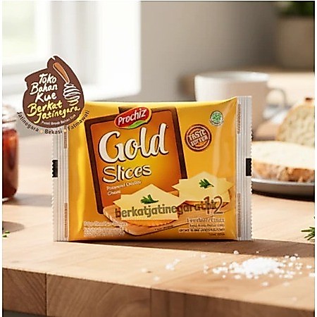 PROCHIZ GOLD KEJU CHEDDAR 12 SLICE / KEJU SLICE KEMASAN KARTON