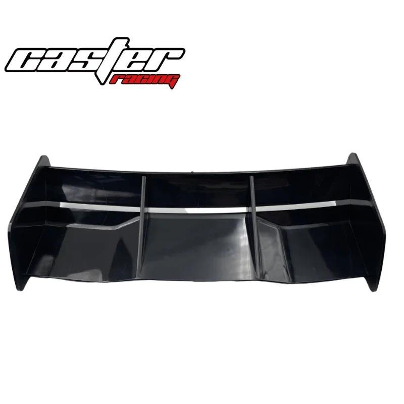 Caster Racing 1/8 RC Buggy/Truggy Tail Wing Black/White Nylon High downforce Toughness Racing For AR