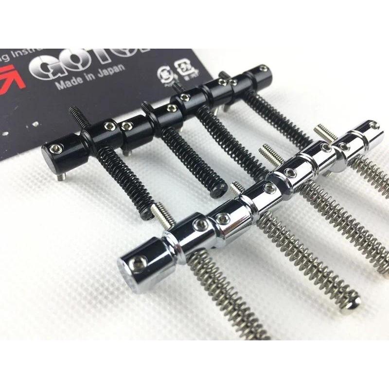 1 Set (4 Potongan) GOTOH Brass Electric Bass Bridge Saddle Made In JAPAN S203