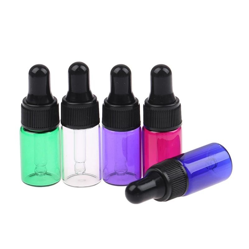 Botol kaca pipet 1,2,3ml warna - Perfume bottle