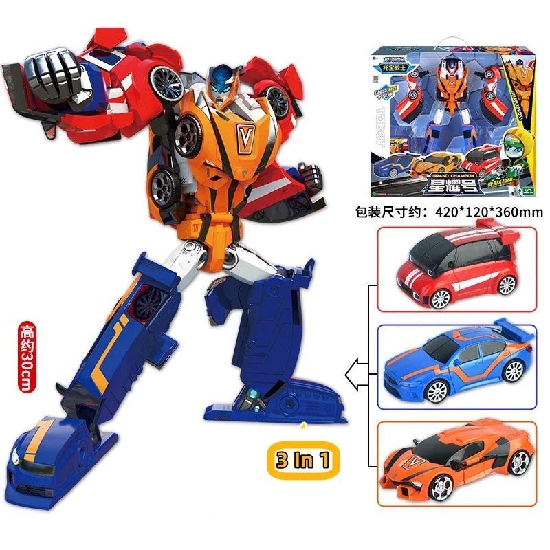 Tobot Transformes Robot Galaxy Detectives Action Figure Toys Tobot Brothers Monster Shuttle Speed Bi