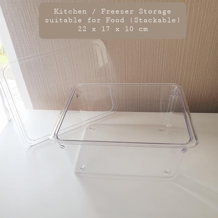 Kitchen Freezer Food Storage Container (Stackable) Kulkas