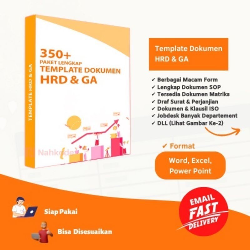 [TMP] 403 Template HRD & GA WORD & EXCEL - Jidan Shoppu - BARU
