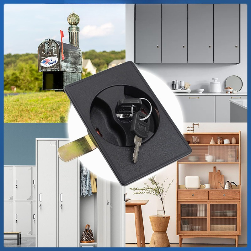 Kunci Lemari Sleding Pintu Geser Kunci Filing Cabinet Sliding Lemari Kunci Lemari Geser Hitam