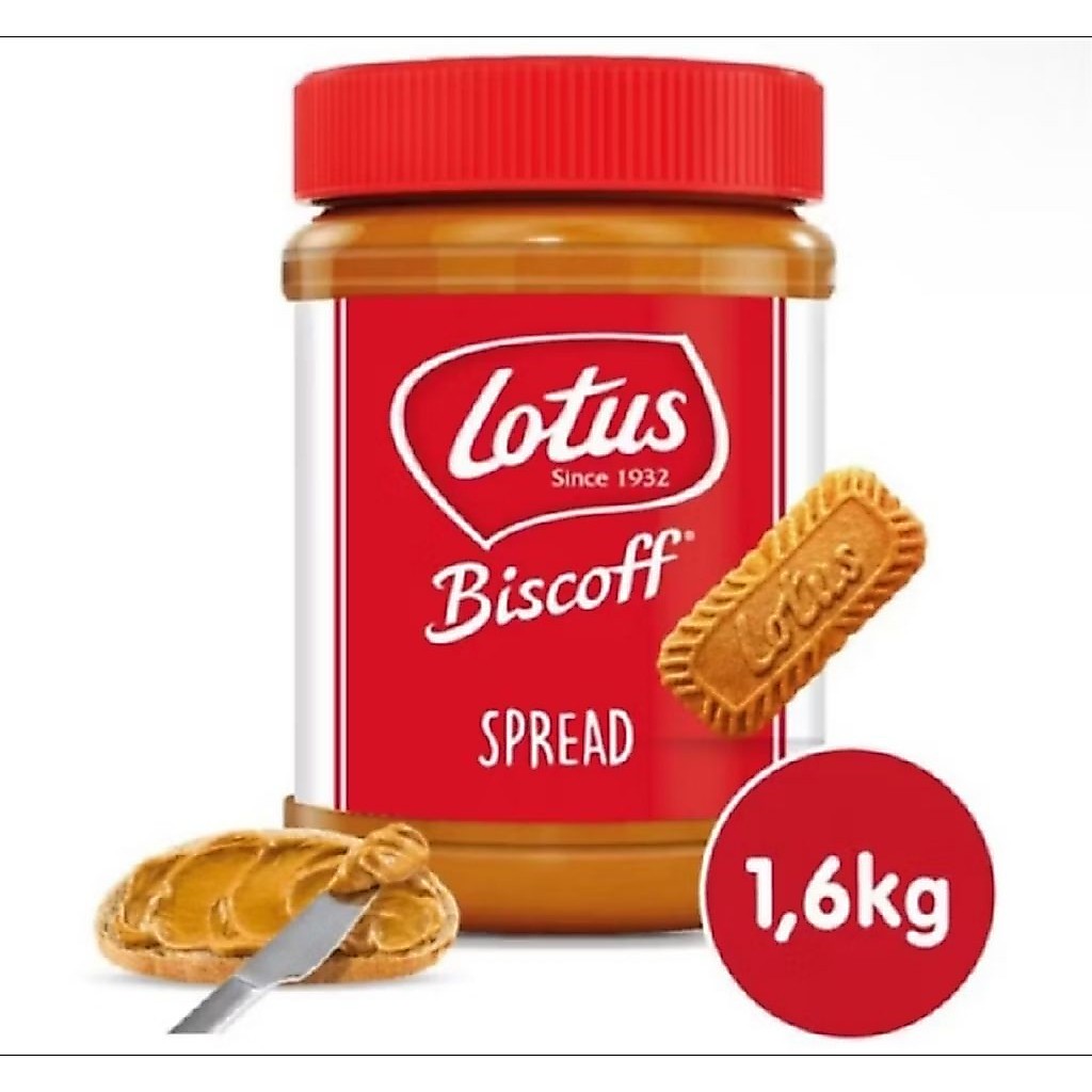 Lotus Biscoff Jumbo 1,6Kg -Harga per botol BEST SELLER‼️